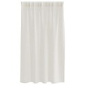 ZASŁONY Z ZASŁONAMI 2 PCS KREMOWY 140X 140CM POLIESTER