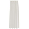 ZASŁONY Z ZASŁONAMI 2 PCS KREMOWY 140X 225CM POLIESTER