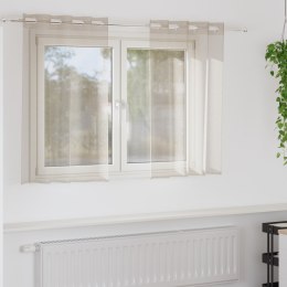 ZASŁONY Z ZASŁONAMI 2 PCS PIASEK 140X 140CM POLIESTER