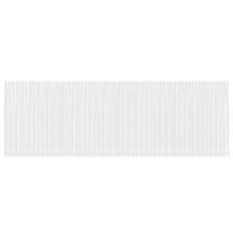 ZASŁONY Z ZASŁONAMI KWIATOWY BIAŁY 1200X 240CM POLIESTER