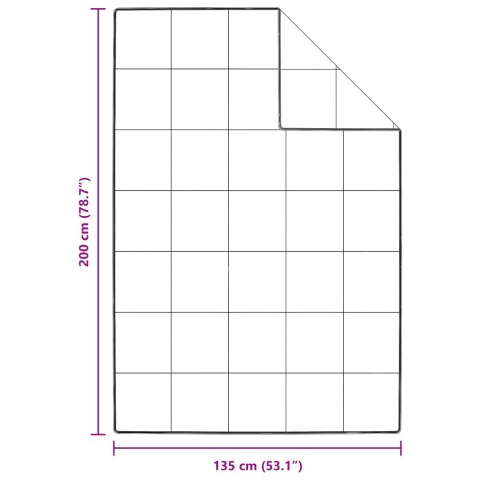 KOŁDRY I DUWETY BIAŁY 135X 200CM PUCH