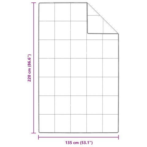 KOŁDRY I DUWETY BIAŁY 135X 220CM PUCH