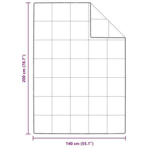 KOŁDRY I DUWETY BIAŁY 140X 200CM PUCH