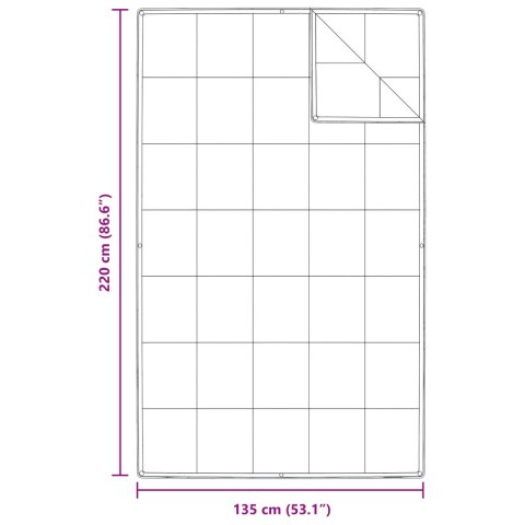 KOŁDRA BIAŁA 200X200CM PUCH
