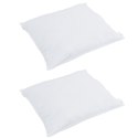 PODUSZKI 2 PCS BIAŁY 50X 50CM 130GSM 100% BAWEŁNA