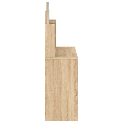 TOALETKA Z LUSTREM DĄB SONOMA 96X39X142CM