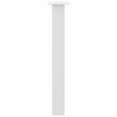 NOGI DO STOŁU KONSOLOWEGO 4 SZT. BIAŁE 72CM STALOWE