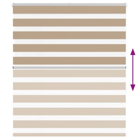 ROLETA ZEBRA 120X150CM SZEROKOŚĆ TKANINY 115,9CM POLIESTER