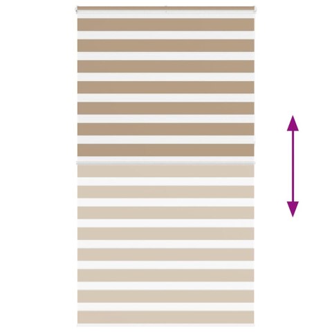 VidaXL Roleta zebra, 120x230 cm, szerokość tkaniny 115,9 cm, poliester