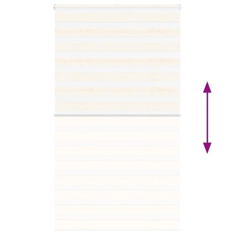 VidaXL Roleta zebra, 125x200 cm, szerokość tkaniny 120,9 cm, poliester