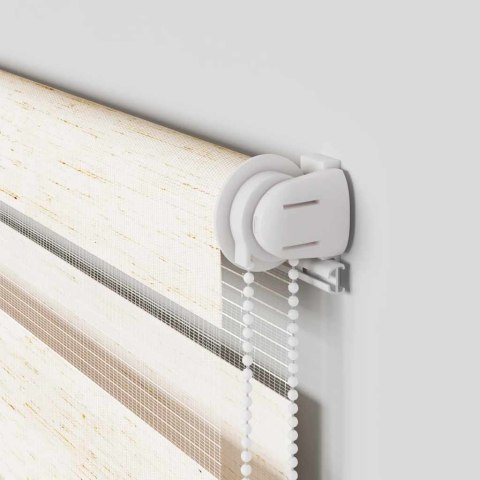 VidaXL Roleta zebra, 125x200 cm, szerokość tkaniny 120,9 cm, poliester