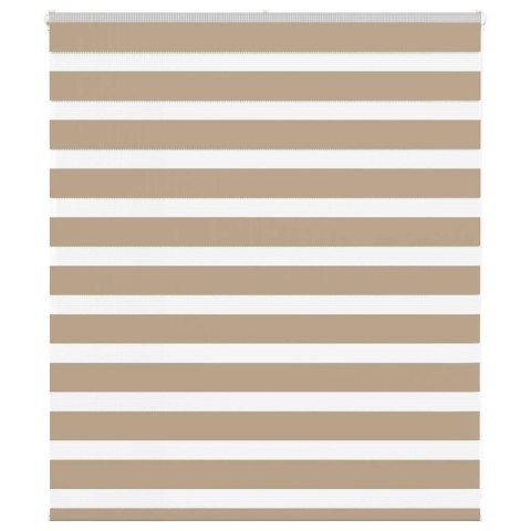 VidaXL Roleta zebra, 135x100 cm, szerokość tkaniny 130,9 cm, poliester