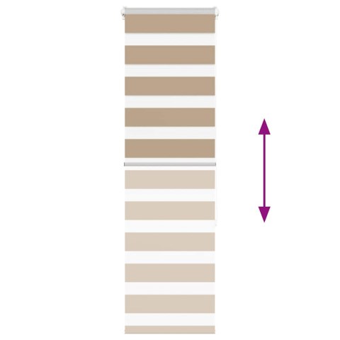 ROLETA ZEBRA 50X150CM SZEROKOŚĆ TKANINY 45,9CM POLIESTER