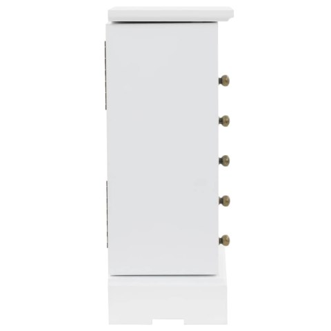 TOALETKA KOSMETYCZNA LUSTRO SZAFKA NA BIŻUTERIĘ