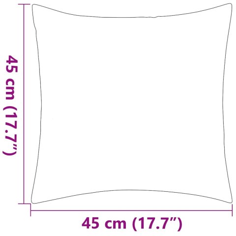 PODUSZKI NA ZEWNĄTRZ 4 SZT W PASKI 45X45CM SZARE