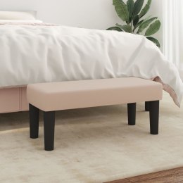 ŁAWKA CAPPUCCINO 70X30X30CM TAPICEROWANA SZTUCZNĄ SKÓRĄ