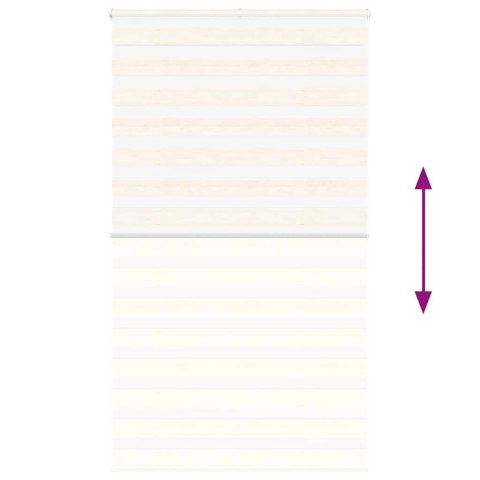 VidaXL Roleta zebra, 135x200 cm, szerokość tkaniny 130,9 cm, poliester