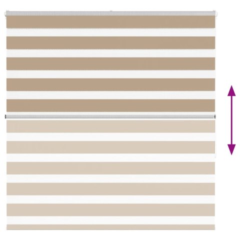 VidaXL Roleta zebra, 145x150 cm, szerokość tkaniny 140,9 cm, poliester