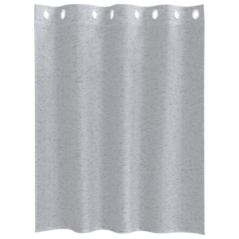 VidaXL Zasłony z zasłonami 2 pcs Ciemny szary 140 x 140 cm Poliester