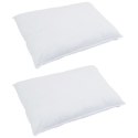 VidaXL Poduszki 2 pcs Biały 60 x 80 cm 130gsm 100% bawełna