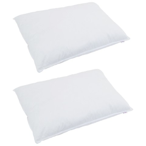 VidaXL Poduszki 2 pcs Biały 70 x 90 cm 130gsm 100% bawełna