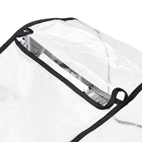 OSŁONA PRZECIWDESZCZOWA NA WÓZEK DLA PSA I PUPILA WODOODPORNA PVC 66X35X59