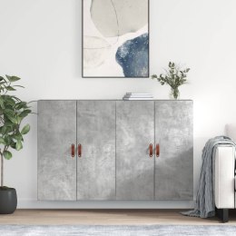 SZAFKI WISZĄCE SZAROŚĆ BETONU 2 SZT. 69,5X34X90CM