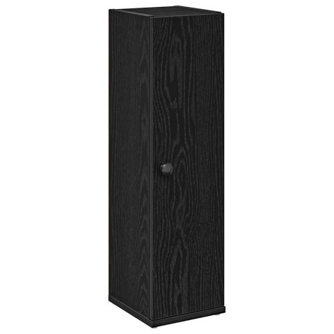 SZAFKA ŁAZIENKOWA Z UCHWYTY NA ROLKI CZARNY 20,5X22X72CM