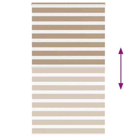 ROLETA ZEBRA 130X200CM SZEROKOŚĆ TKANINY 125,9CM POLIESTER