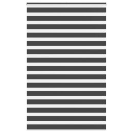 ROLETA ZEBRA CZARNA SZEROKOŚĆ TKANINY 135,9CM POLIESTER