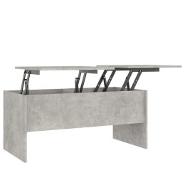 STOLIK KAWOWY SZAROŚĆ BETONU 102X50,5X46,5CM