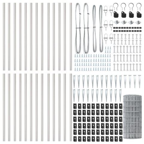 EURO FENCE Z 13 KOTWAMI 0.6X50M STAL OCYNKOWANA
