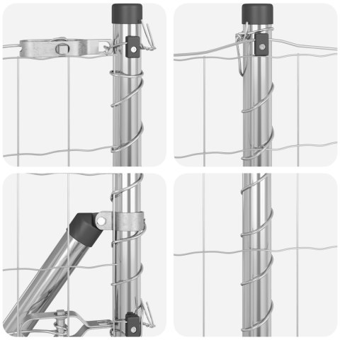 EURO FENCE Z 13 KOTWAMI 0.6X50M STAL OCYNKOWANA