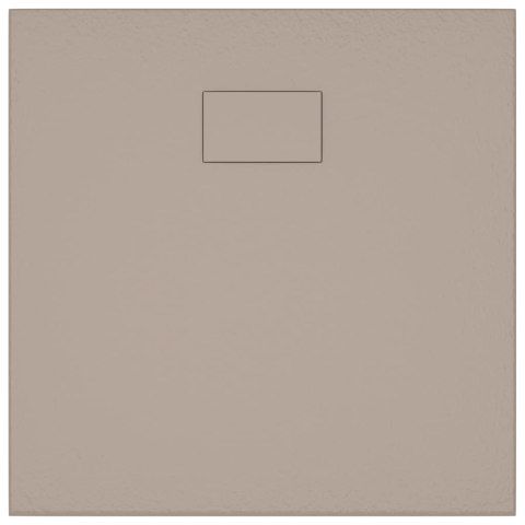 BRODZIK PRYSZNICOWY SMC BRĄZOWY 80X80CM