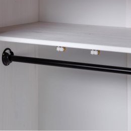 SZAFA TRZYDRZWIOWA BIAŁA 118X50X171,5CM SOSNA SERIA PANAMA