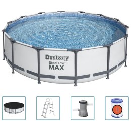 BESTWAY BASEN STEEL PRO MAX Z AKCESORIAMI 427X107CM