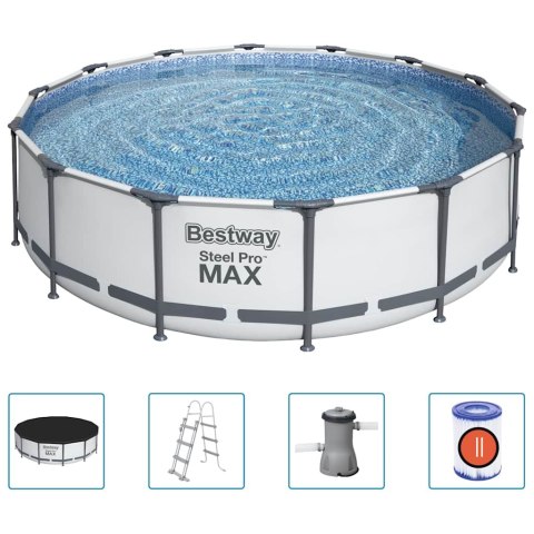 BESTWAY BASEN STEEL PRO MAX Z AKCESORIAMI 427X107CM