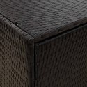 SZAFKA OGRODOWA CZARNA 100X55,5X80CM RATTAN PE