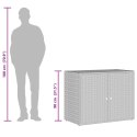 SZAFKA OGRODOWA SZARA 100X55,5X80CM RATTAN PE