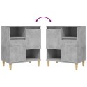 KOMODY 3 SZT. SZAROŚĆ BETONU 60X35X70CM