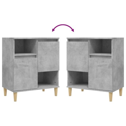 KOMODY 3 SZT. SZAROŚĆ BETONU 60X35X70CM