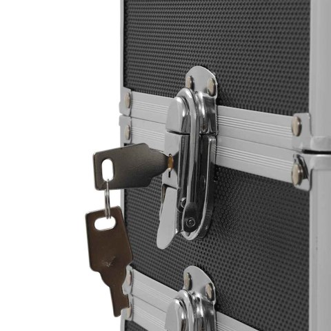 WÓZEK NA AKCESORIA DO MAKIJAŻU ALUMINIOWY CZARNY