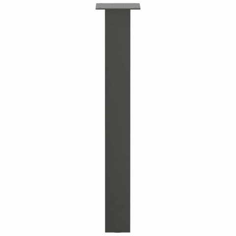 NOGI DO STOŁU KONSOLOWEGO 4 SZT. ANTRACYT 72CM STAL