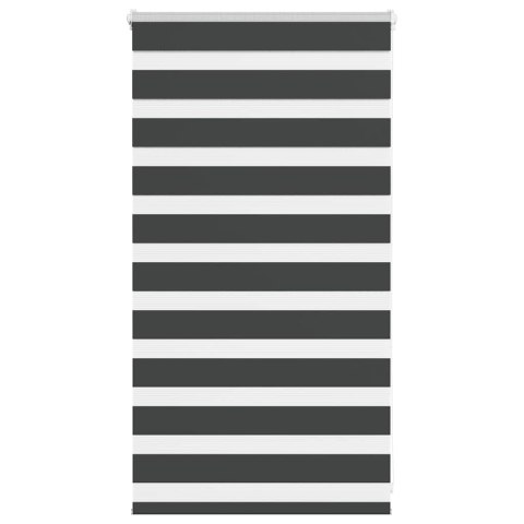 ROLETA ZEBRA CZARNA SZEROKOŚĆ TKANINY 85,9CM POLIESTER