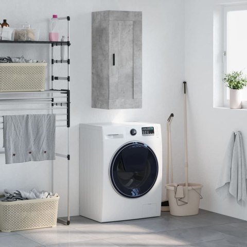 SZAFKA WISZĄCA SZAROŚĆ BETONU 34,5X34X90CM