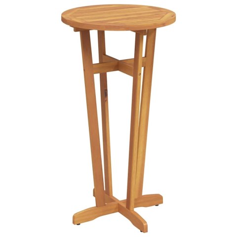 OGRODOWY STOLIK BAROWY Ø60X105CM LITE DREWNO AKACJOWE