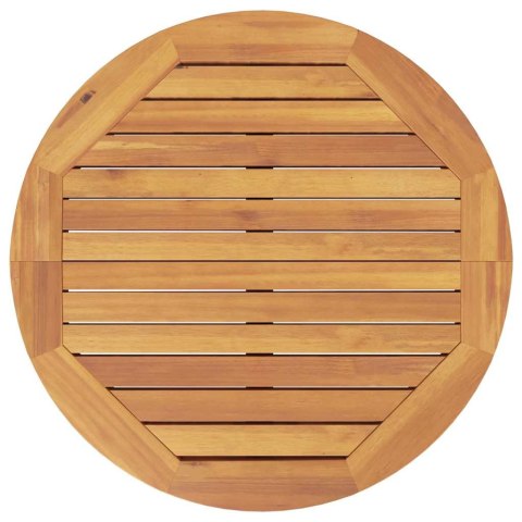 OGRODOWY STOLIK BAROWY Ø60X105CM LITE DREWNO AKACJOWE