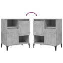 KOMODY 2 SZT. SZAROŚĆ BETONU 60X35X70CM