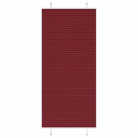 ROLETA PLISOWANA BORDOWY CZERWONY 85X200CM SZEROKOŚĆ TKANINY