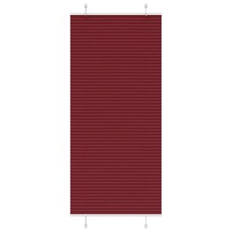 ROLETA PLISOWANA BORDOWY CZERWONY 90X200CM SZEROKOŚĆ TKANINY